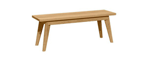 Red Oak Bench BE046R-OSLO
