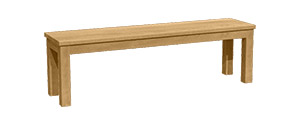 Red Oak Bench BE058R-CLAS